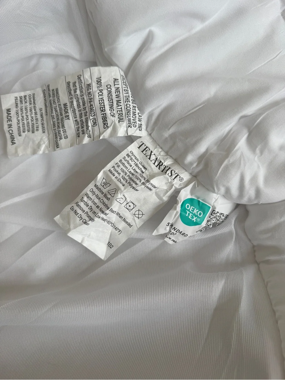 Queen mattress topper